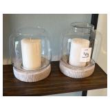 2PC CANDLEHOLDERS