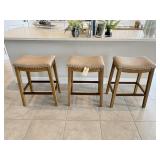 3PC COUNTER STOOLS