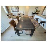 5PC DINING TABLE & CHAIRS
