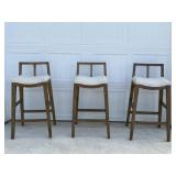 3PC COUNTER STOOLS