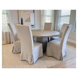 7PC DINING TABLE AND CHAIRS