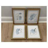 4PC FRAMED PRINTS