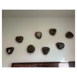 8PC WOODEN WALL ART