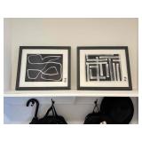 2PC FRAMED WALL ART