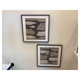 2PC FRAMED WALL ART