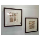 2PC FRAMED WALL ART