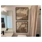 2PC FRAMED WALL ART