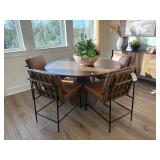 6PC DINING TABLE & CHAIRS