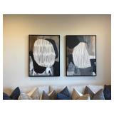 2PC FRAMED WALL CANVASES