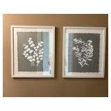 2PC FRAMED WALL ART