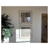 2PC FRAMED WALL ART