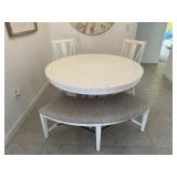 3PC DINING TABLE & SEATING