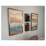 2PC FRAMED WALL ART
