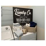 12PC LAUNDRY & BATH ITEMS