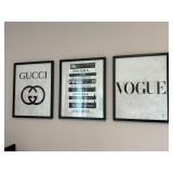 3PC FRAMED PRINTS