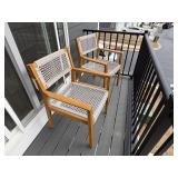 2PC OUTDOOR PATIO CHAIRS