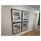 4PC FRAMED PRINTS