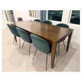 7PC DINING TABLE & CHAIRS