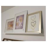 3PC ASSORTED FRAMED PRINTS