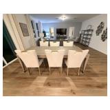 7PC DINING TABLE & CHAIRS