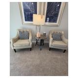 2PC WINGBACK CHAIRS