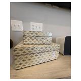 2PC DECORATIVE BOXES