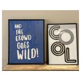 2PC WALL ART