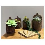 6PC WALL PLANTERS