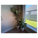 2PC FAUX FLOOR PLANTS