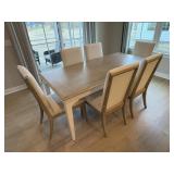 7PC DINING TABLE & CHAIRS
