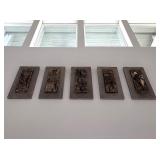5PC WALL ART