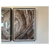2PC  LARGE FRAMED PRINTS