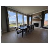 9PC DINING TABLE & CHAIRS