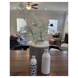 3PC CERAMIC VASES
