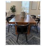7PC DINING TABLE & CHAIRS