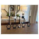 5PC CANDLEHOLDERS