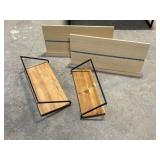 4PC WALL SHELVES