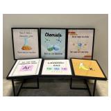 6PC FRAMED PRINTS