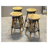 4PC COUNTER STOOLS