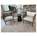 2PC ACCENT ARM CHAIRS