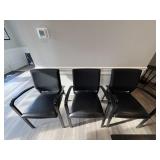 3PC OFFICE ARM CHAIRS