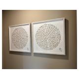 2PC TEXTURED WALL ART
