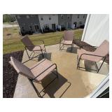 4PC PATIO CHAIRS