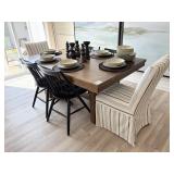 7PC DINING TABLE & CHAIRS