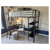 LOFT BED W/MATTRESS