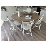 7PC DINING TABLE & CHAIRS