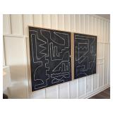2PC FRAMED CANVASES