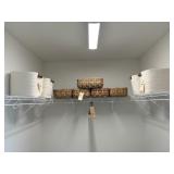 ASSORTED STORAGE ITEMS