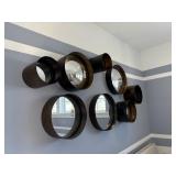 8PC WALL MIRRORS