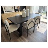 7PC DINING TABLE & CHAIRS